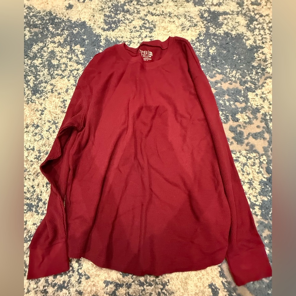 Women’s Red Long Sleeve Shirt